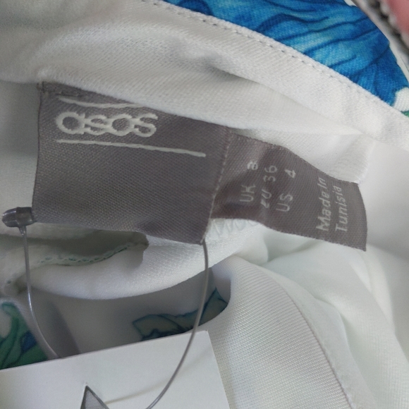 ASOS Ruffle Bodycon Dress Size 4 - Picture 8 of 8